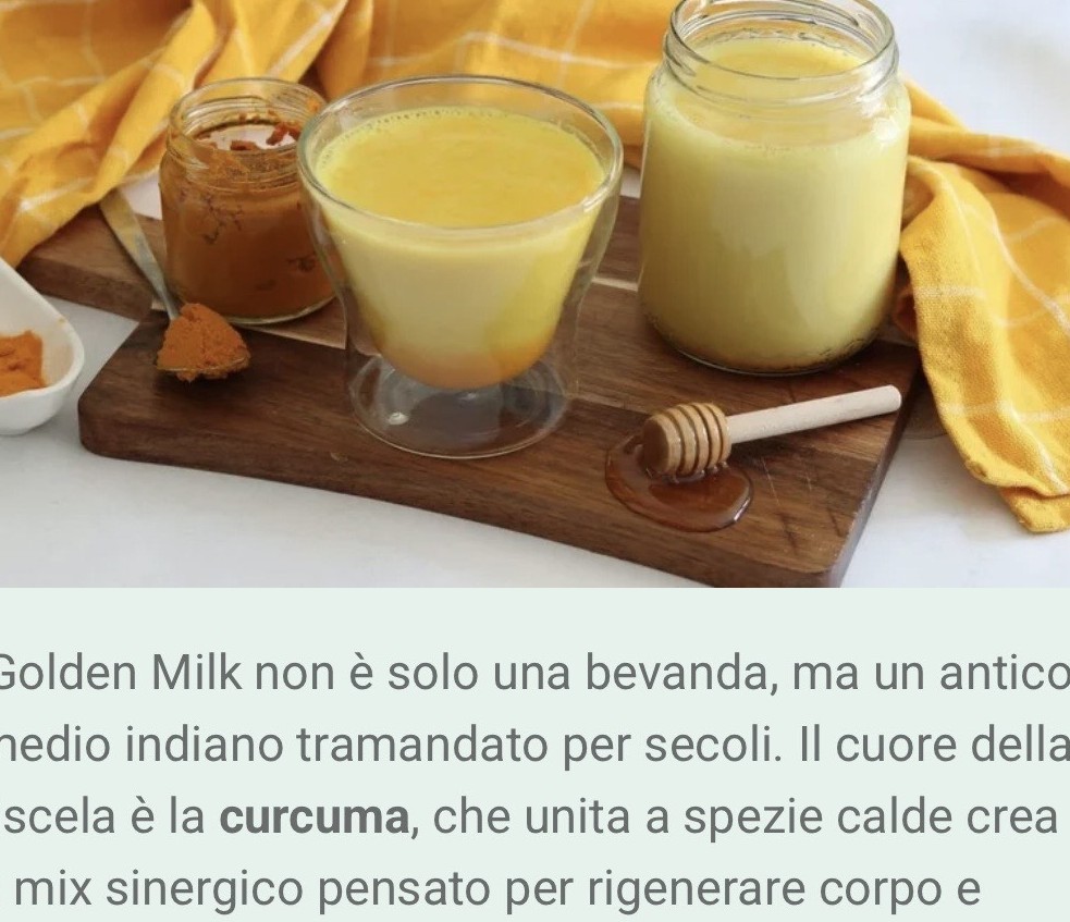 Golden Milk, Curcuma latte
